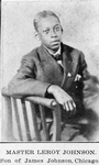 Master Leroy Johnson; Son of James Johnson, Chicago.