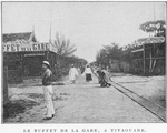 Le buffet de la gare, a Tivaouane.