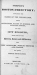 Stimpson's Boston directory
