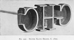 Silver slave brand, c. 1800