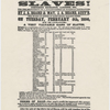 Auction notice, "Credit sale of a choice gang of 41 slaves!"