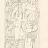 Kabah. Figure on jamb of doorway