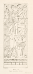 Kabah. Figure on jamb of doorway