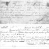 Receipt for $1235.00 for sale of Albert to S.O. Wood, Receipt for $1,310.00 for purchase of enslaved person, Susan