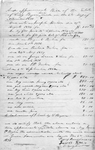 List of estate items, including slaves. Top reads 'And appraisement Bill of the estate of Lucy Bryan...'