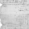 Letter begins, "We William Bryan Anderson Rice and Matthew Rice being first sworn..." Lists slaves, animals, etc and values for each.