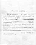 Thompson, Alfred - Application of Eliza Mercer of Howard County, Maryland, for compensation for the war service of her slave, Alfred Thompson, an enlistee in the 39th Regiment, U.S. Colored Troops, Company E., 1865.