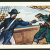 Duel entre le lieutenant Maynard et Barbe Noire.