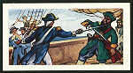 Duel entre le lieutenant Maynard et Barbe Noire.