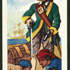 Le Capitaine Kidd enfouit son trésor.