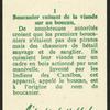 Boucanier cuisant de la viande sur un boucan.
