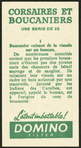 Boucanier cuisant de la viande sur un boucan.