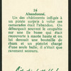 Abandonné.