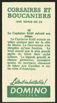 Le Capitaine Kidd enfouit son trésor.