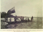 Major Barttelot and a section of the Emin Pasha Relief Expedition off Lukolela, Upper Congo.