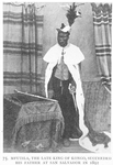 Mfutila, the late King of Kongo, succeeded his father at San Salvador in 1892.