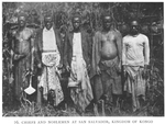 Chiefs and noblemen at San Salvador, Kingdom of Kongo.