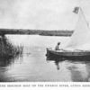 In the Berthon boat on the Kwango River, Lunda expedition.