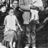 Rev. John Pinnock and his family. Mr Pinnock is a West Indian, and son of the Rev. J. Pinnock, a pioneer in the Cameroons. Mr Pinnock himself served for some years in the Cameroons.