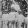 Patience Grenfell and her school children at Yakusu.