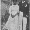 Bugidi, the mission engineer, and his wife. [Bakundi was a Bateke boy, trained by Grenfell.]