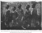 Examples of the Mongwandi tribe, fromthe Upper Mongala River. [The Mongwandi are allied to the Sango of the Mubangi.]