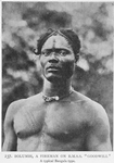 Bolumbi, a fireman on B.M.S.S. 'Goodwill' a typical Bangala type.