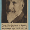 Ferdinand I,  King of  Bulgaria.