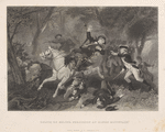 Death of Major [Patrick] Ferguson at Kings Mountain.