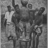 Tourareg men with statue
