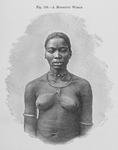 A Monbuttu woman.