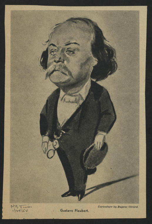 Gustave Flaubert caricature