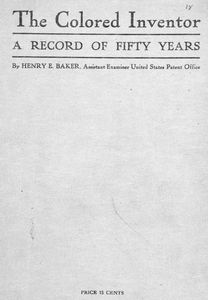 The colored inventor : a record of fifty years