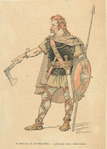 V Siecle de Notre Ère, guerrier Franc Mèrovingien