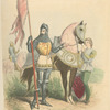 Hommes d'armes portant l'oriflamme