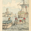 Quinzième siècle, expèdition de Charles VIII en Italie : embàrquement, à Marseille, de bouches à feu de gros calibre à destination de La Spezia