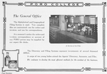 Poro College; The general office; A section of the files.