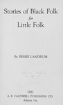 Stories of Black folk for little folk