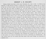 Bishop L. H. Holsey [verso].