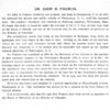 Dr. John R. Francis [verso].