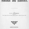 Negro almanac and statistics