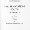 The plantation South, title page