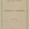 The classic grounds of American authors: Irving 