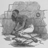 A slave in chains
