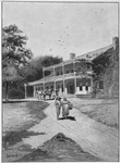 Walking away from plantation house