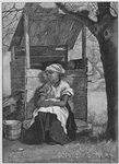 Sitting outhouse looking forlorn