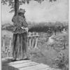 Woman weeping as man goes away