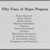 Fifty years of Negro progress.