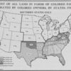 Per cent of all land in farms of Colored owners by States: 1910; Southern States only.