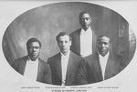 Jubilee quartette, 1900-1910; John Wesley Work; Noah Walker Ryder; Alfred Garfield King; James Andrew Myers.